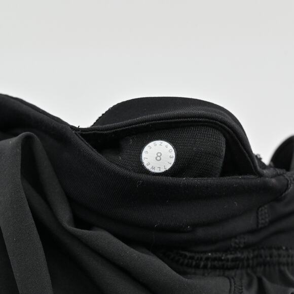 Lululemon Final Lap Skort Size 8 Black Tennis Skirt Athletic Pickleball Pull On - Picture 7 of 12